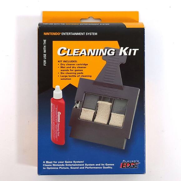 Vintage NES Nintendo Entertainment System Cleaning Kit Player’s Edge Used - Picture 1 of 3